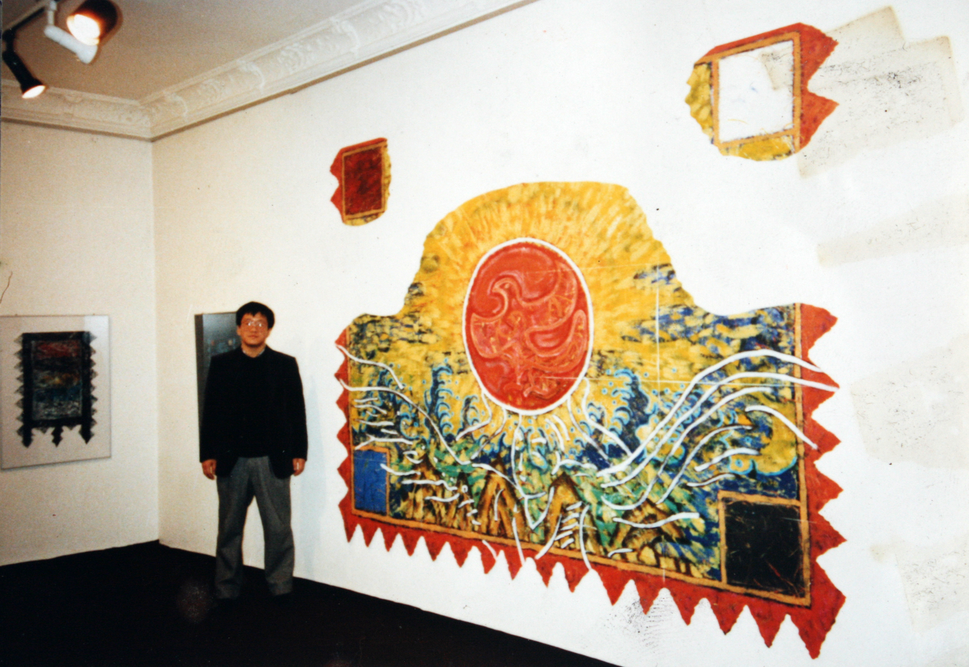 [관련 자료] 1989년 베를린 갤러리 로호 첫 개인전 전시 풍경