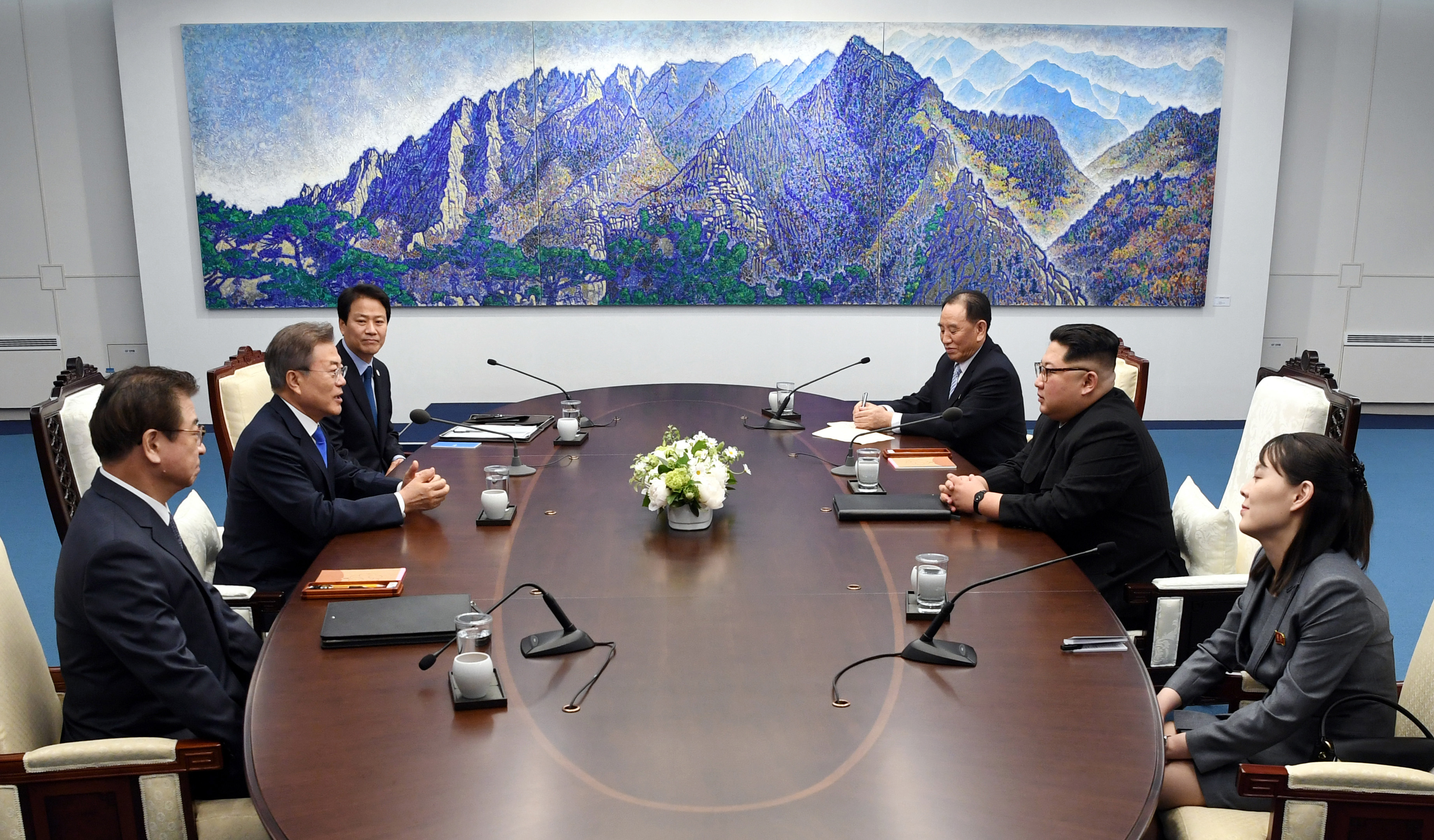 남북정상회담장 (판문점 평화의 집) — 2018년