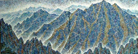 금강산 생명력(천선대에서 본 관음연봉)