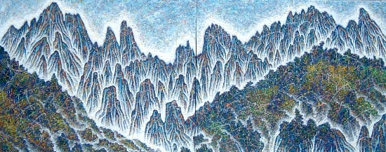 금강산 생명력(만물상)