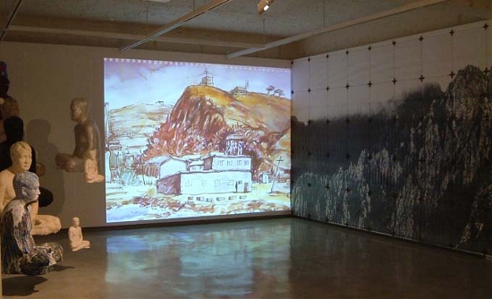 10년의 그리움, 금강산 설치영상
