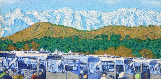 금강산의 빛-온정리