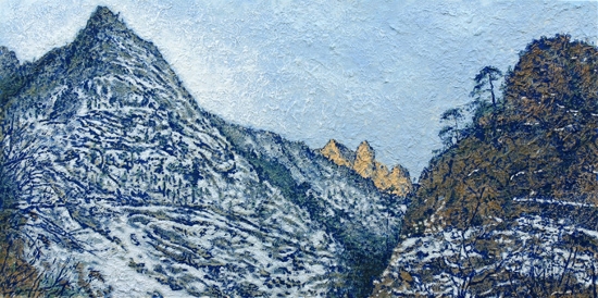 금강산의 빛 - 옥류동의 겨울
