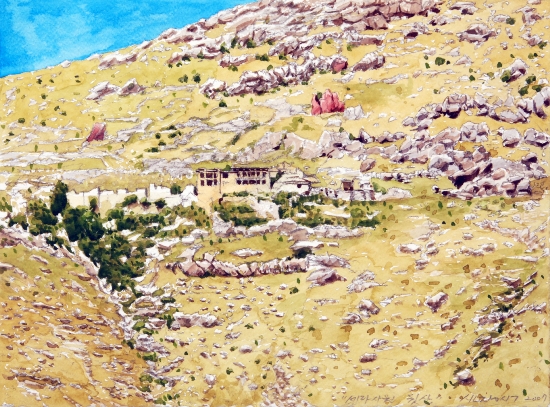 세라사원 뒷산