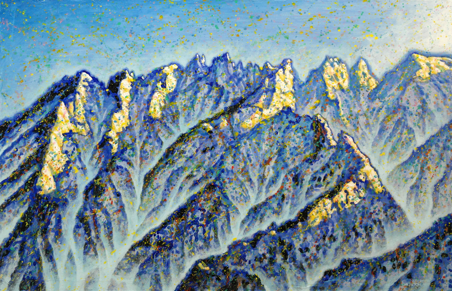 금강산 천화대의 빛