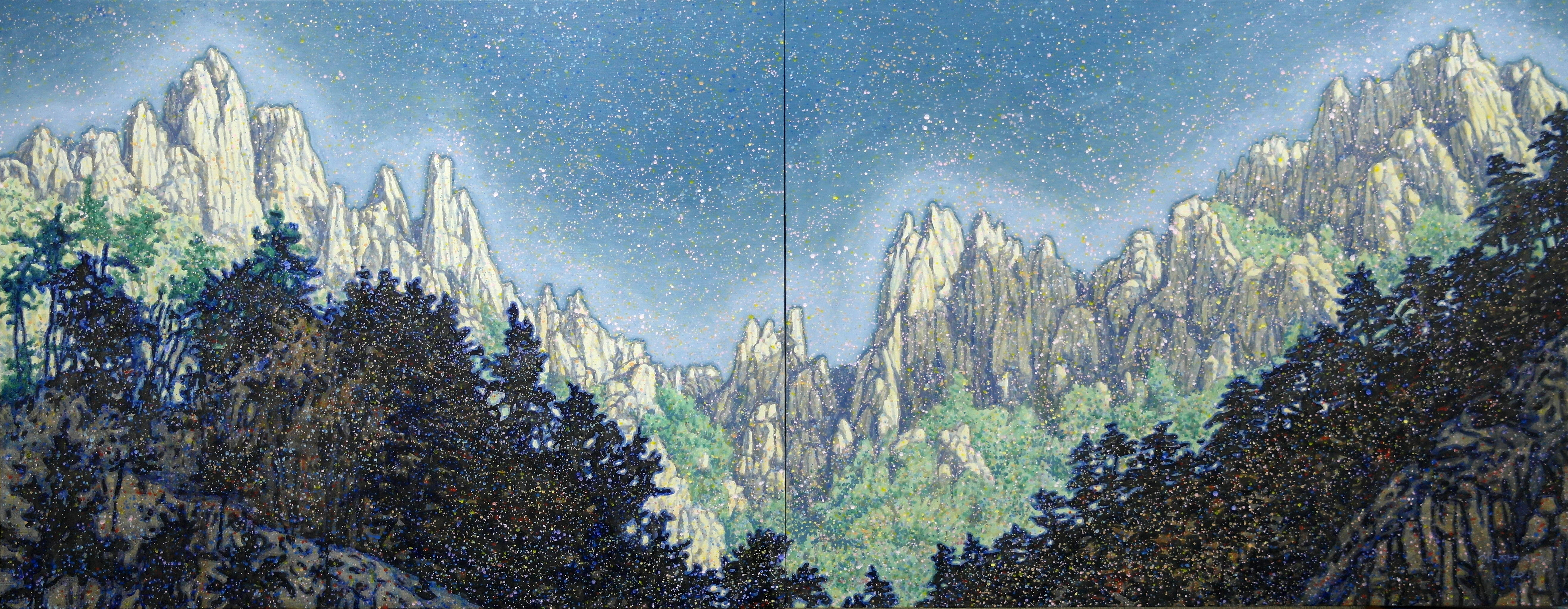 금강산 만물산의 빛