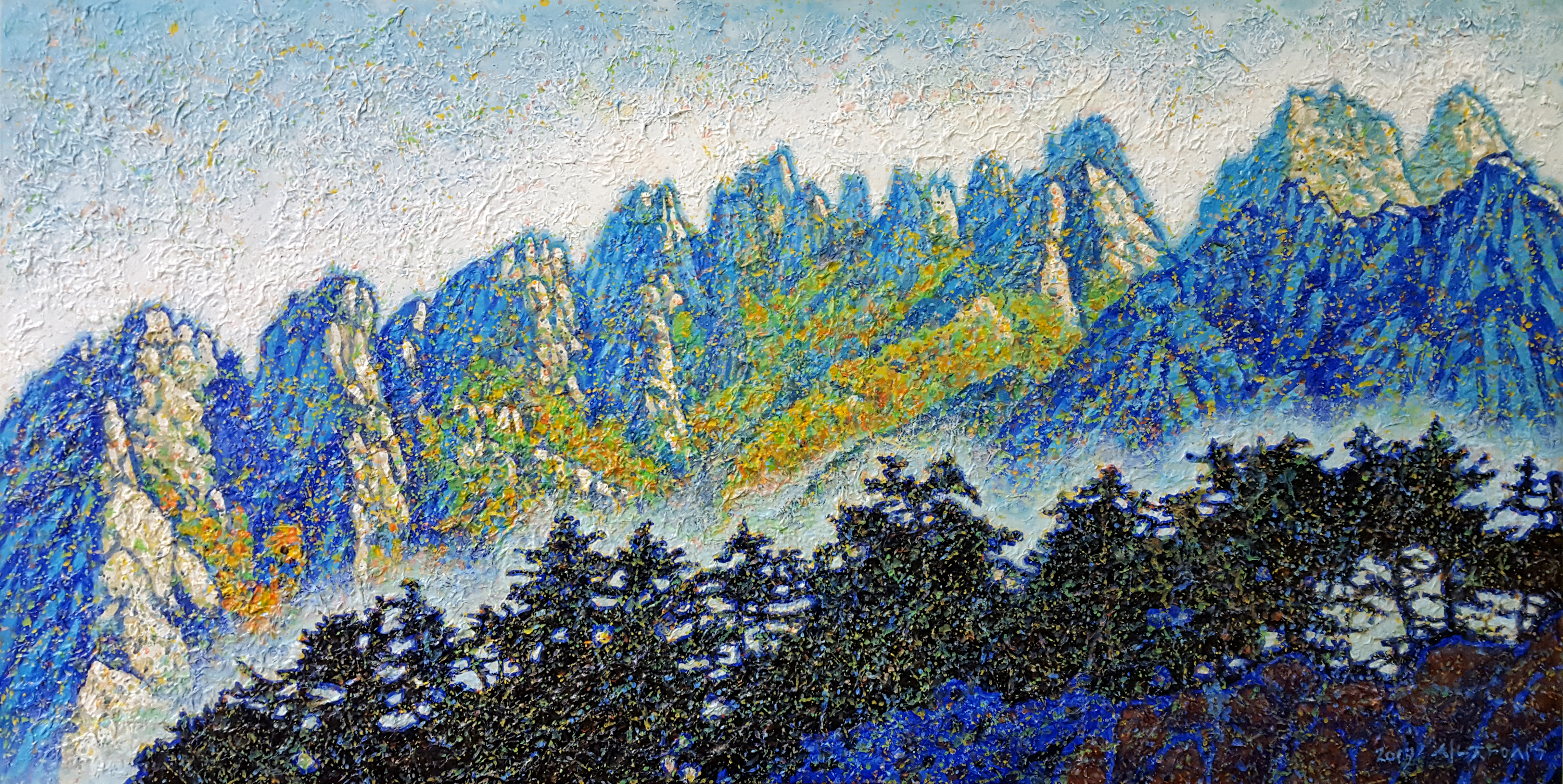 금강산 천화대-가을