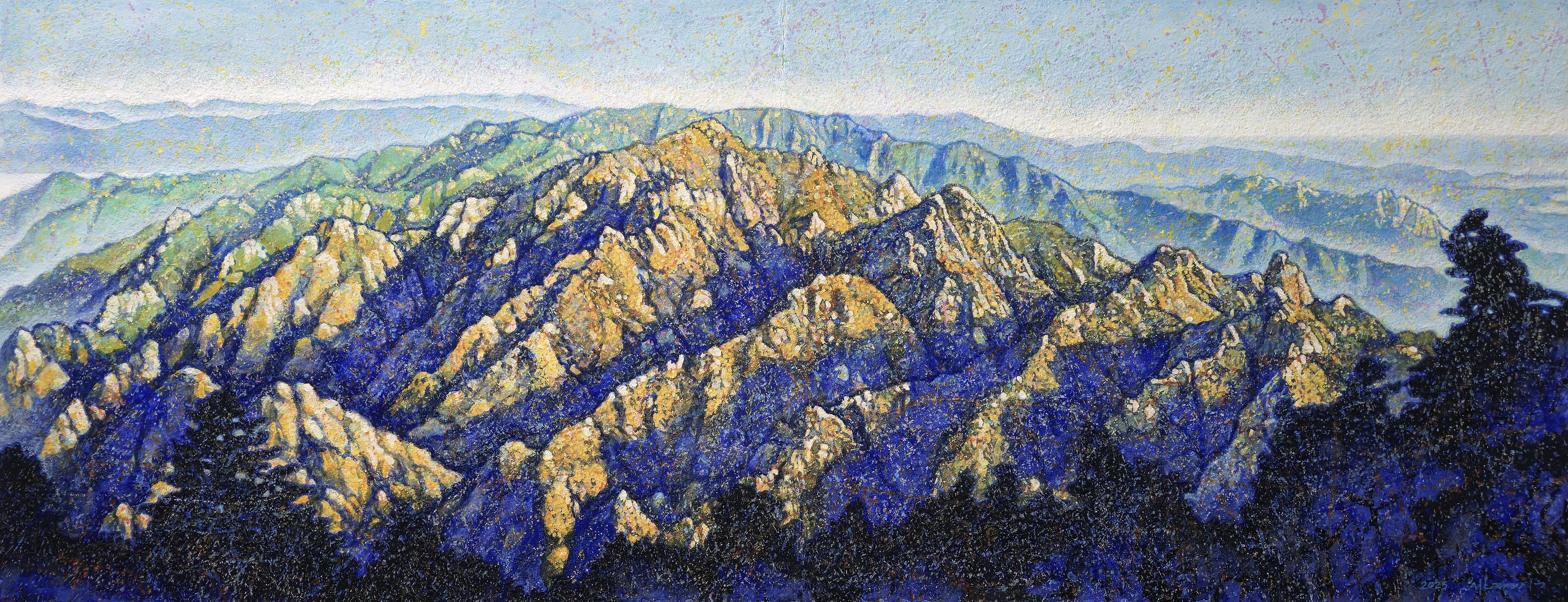 설악산 소청에서 바라본 설악산과 금강산1